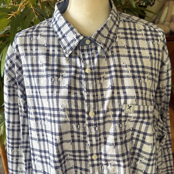 Marc Echo Cut and Sew men’s long sleeve casual button-down shirt XXL cotton 100% - Picture 9 of 9